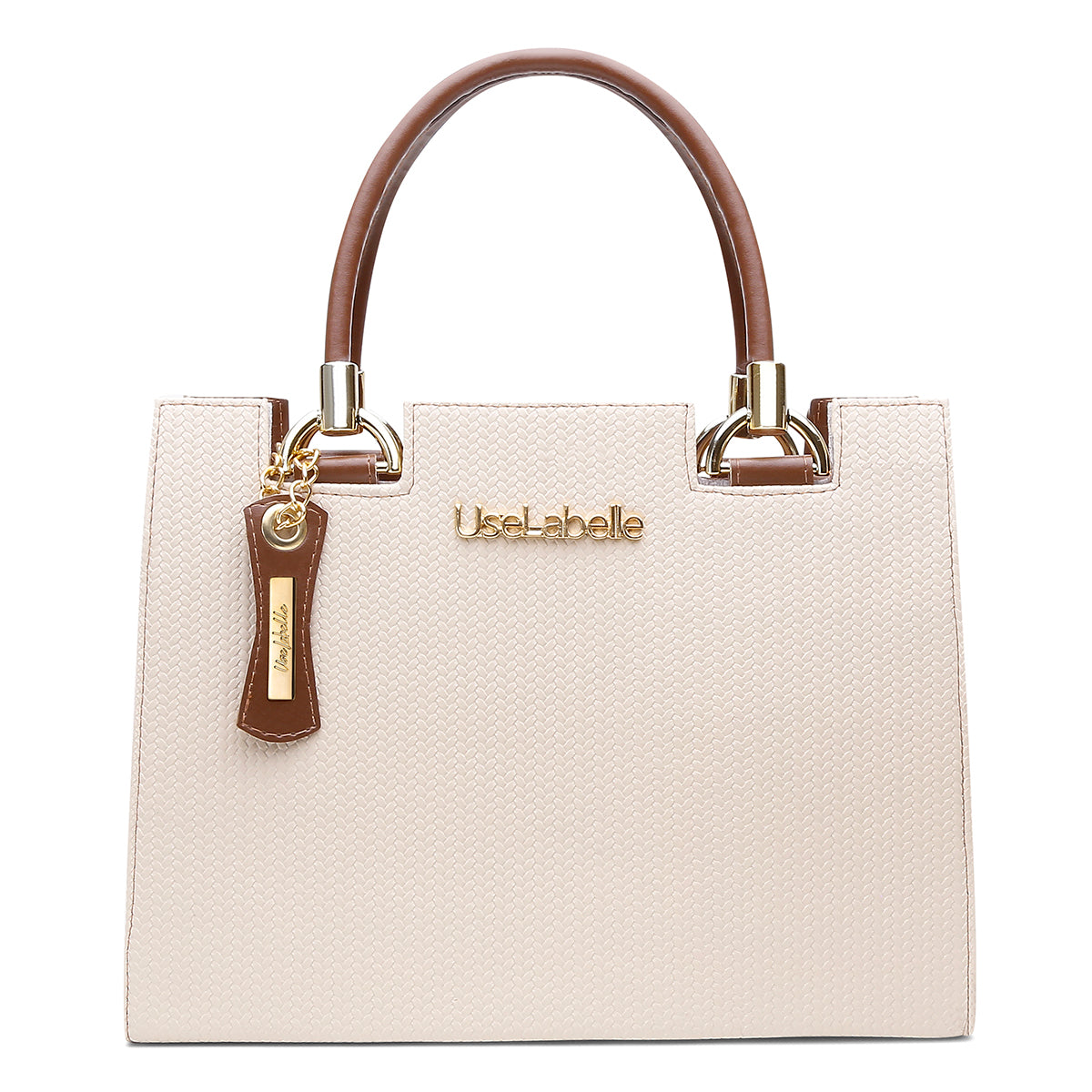 Bolsa Castelo UseLabelle Original + Alça Transversal e Ombro Marfim