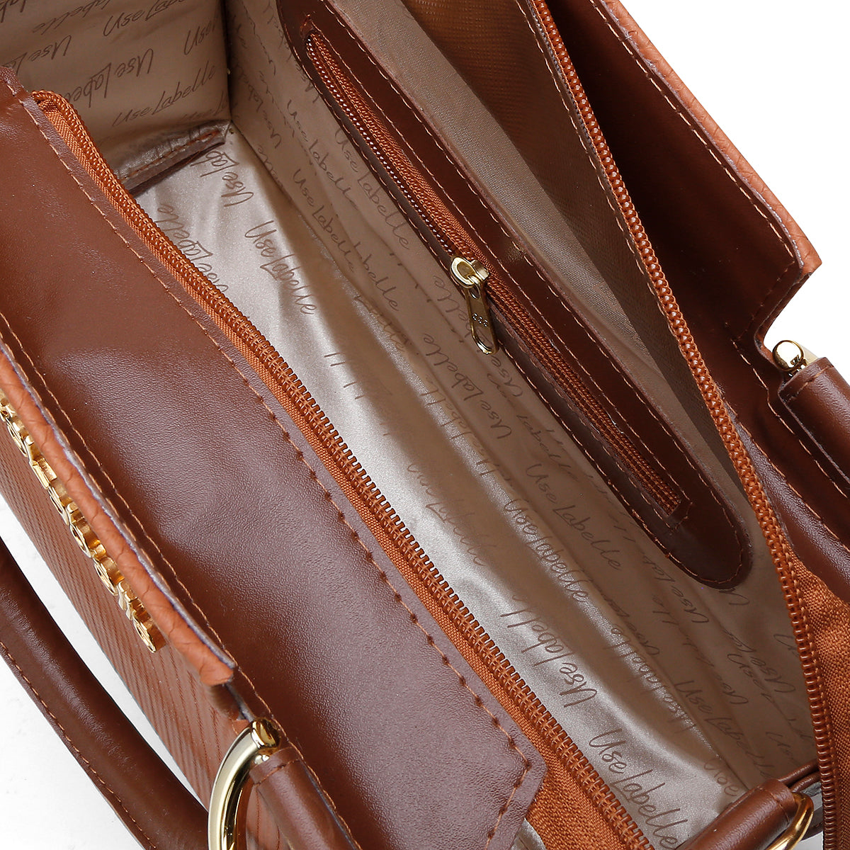 Bolsa Castelo UseLabelle Original + Alça Transversal e Ombro Terracota