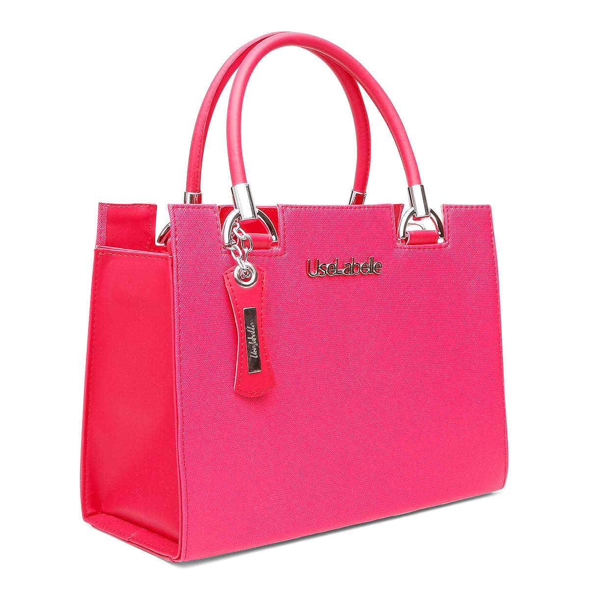 Kit Bolsa Castelo UseLabelle Original + Carteira Soft Luxo + Alça Transversal e Ombro Vermelho/Amendoa