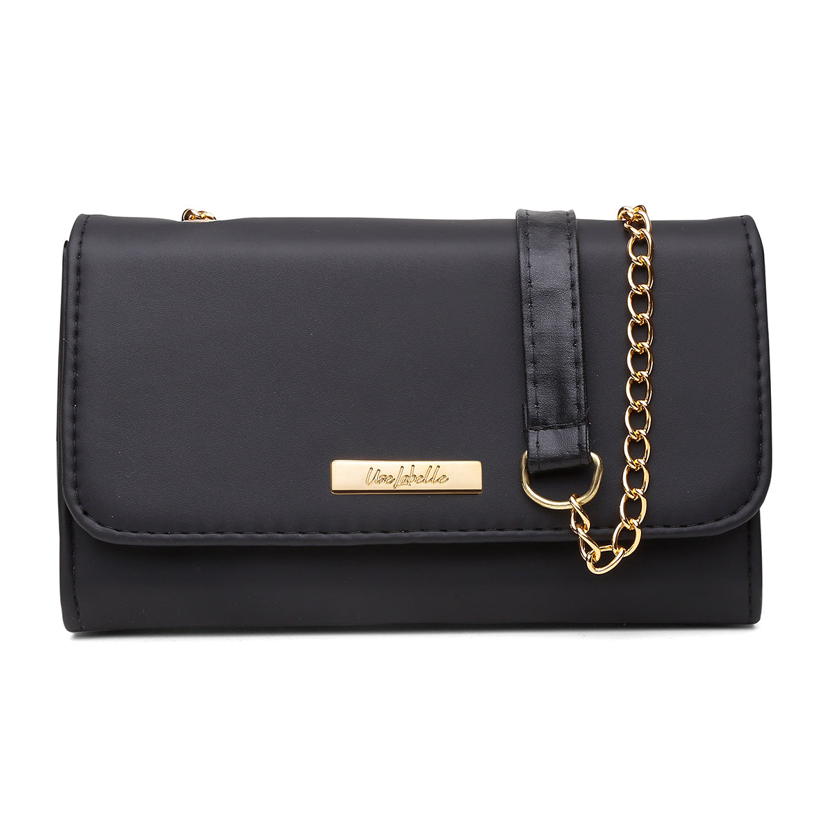 Bolsa Mid Amarelo com Alça Transversal e Ombro