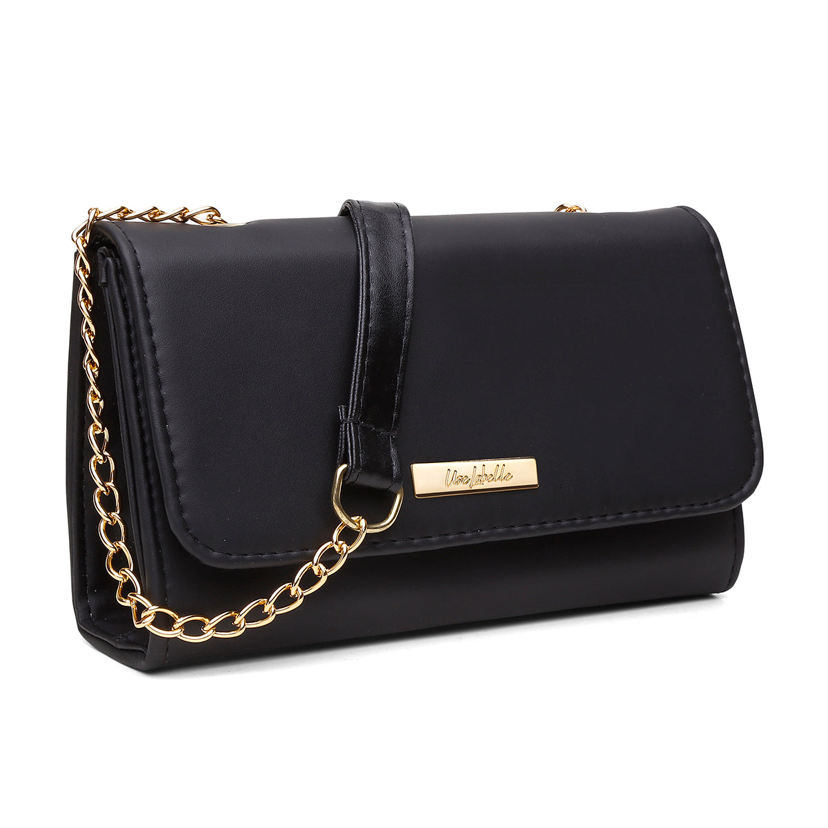 Bolsa Mid Amarelo com Alça Transversal e Ombro