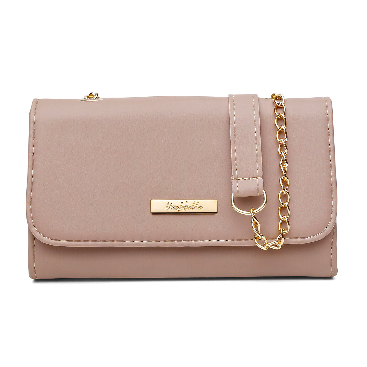 Bolsa Mid Amarelo com Alça Transversal e Ombro