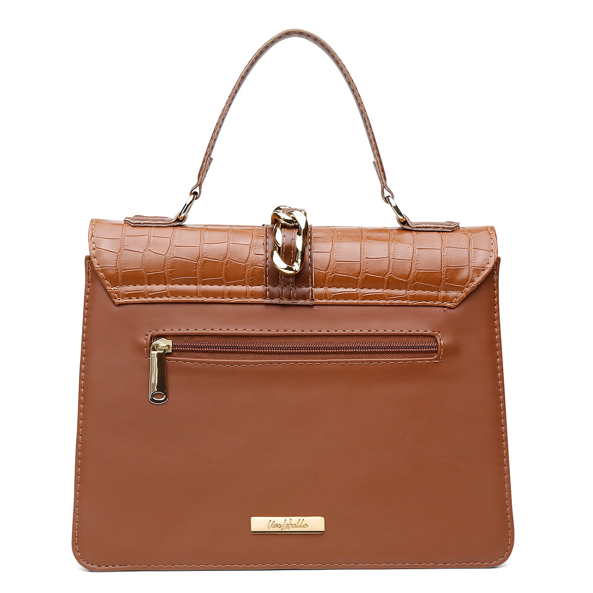 Bolsa Feminina UseLabelle Original Média Paris Brown Caramelo