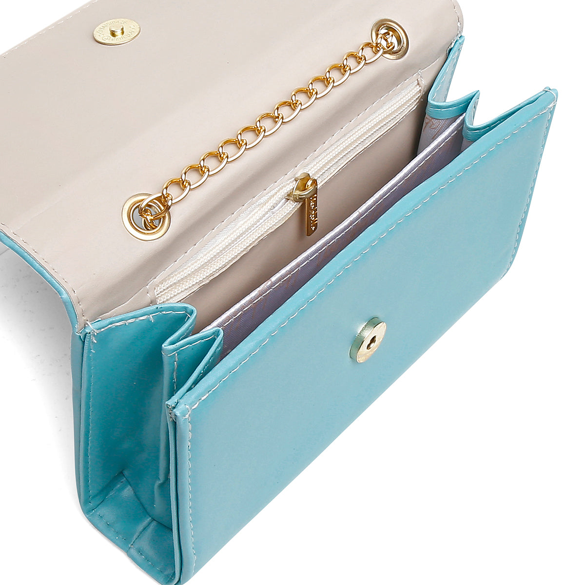 Bolsa Mid Verde com Alça Transversal e Ombro