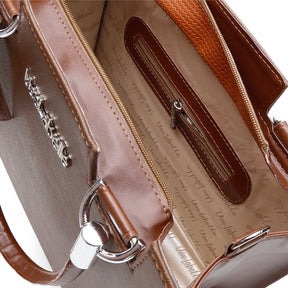 Bolsa Castelo UseLabelle Original + Alça Transversal e Ombro Caramelo