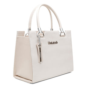 Bolsa Castelo UseLabelle Original + Alça Transversal e Ombro Marfim