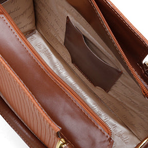 Bolsa Castelo UseLabelle Original + Alça Transversal e Ombro Terracota