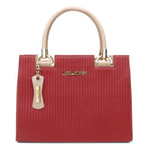 Bolsa Castelo UseLabelle Original + Alça Transversal e Ombro Vermelho/Amendoa