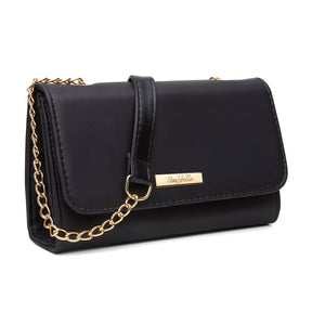 Bolsa Mid Amarelo com Alça Transversal e Ombro
