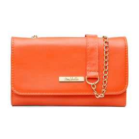 Bolsa Mid Amarelo com Alça Transversal e Ombro