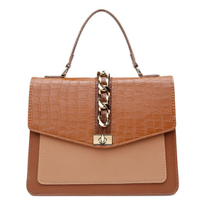 Bolsa Feminina UseLabelle Original Média Paris Brown Caramelo