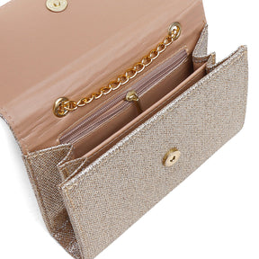 Bolsa Mid Amarelo com Alça Transversal e Ombro